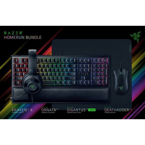 Razer Homerun Gaming Bundle with Keyboard, Mouse, Headset &amp; Mouse Pad
