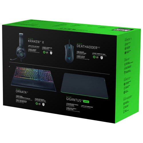 Home Run Razor Bundle Razer Homerun Gaming Bundle with Keyboard, Mouse, Headset & Mouse — Le ...
