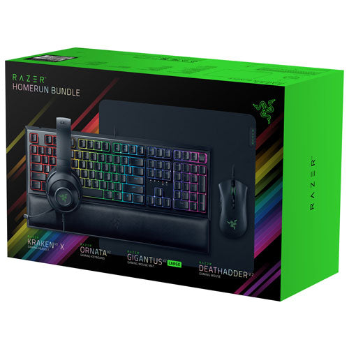 Home Run Razor Bundle Razer Homerun Gaming Bundle with Keyboard, Mouse, Headset & Mouse — Le ...